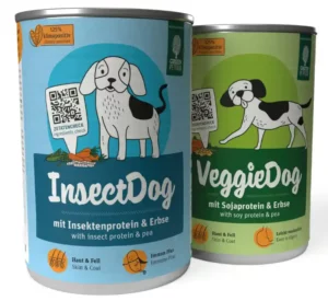 Neue VeggieDog- & InsectDog-Nassfutter-Linie für Hunde