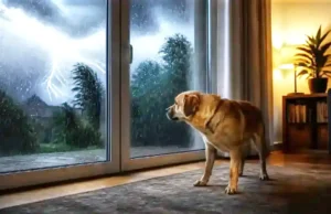 Gewitter – mein Hund hat Angst Hund bei Gewitter