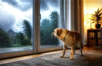Gewitter – mein Hund hat Angst Hund bei Gewitter